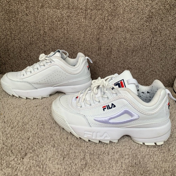 Fila White Ankle Sneakers - Picture 1 of 4